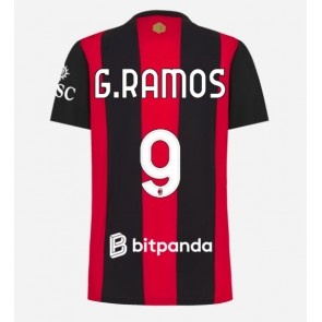 AC Milan Goncalo Ramos #9 Hjemmebanetrøje Dame 2026-27 Kortærmet
